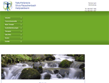 Tablet Screenshot of naturheilpraxis-silvia-rauschenbach.de